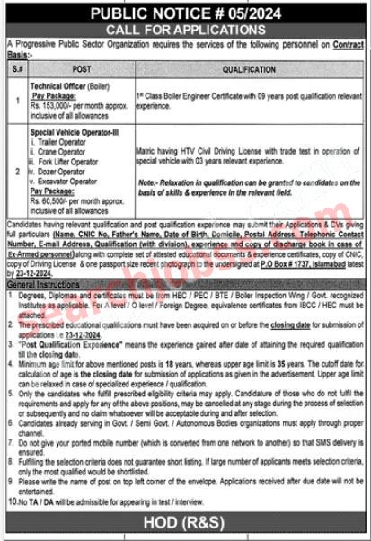 New Pakistan Atomic Energy Commission Jobs 2024