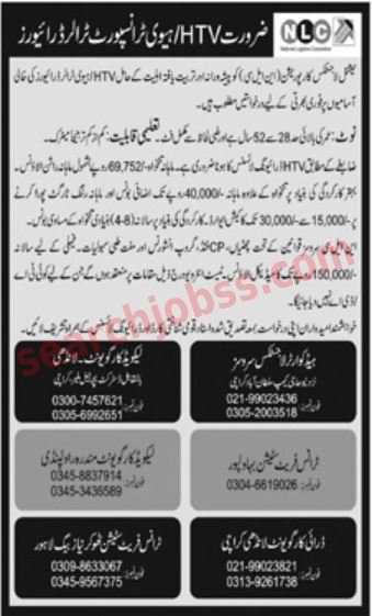 National Logistics Cell NLC Jobs 2025