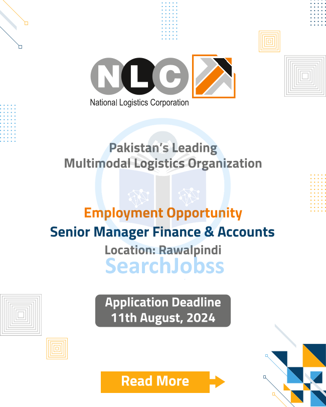 Latest Manager Jobs in NLC Rawalpindi August 2024 Apply Online