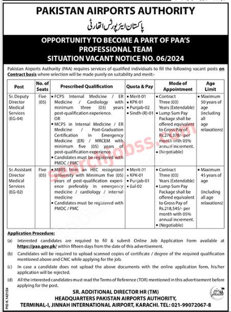 Pakistan Airport Authority Jobs 2024