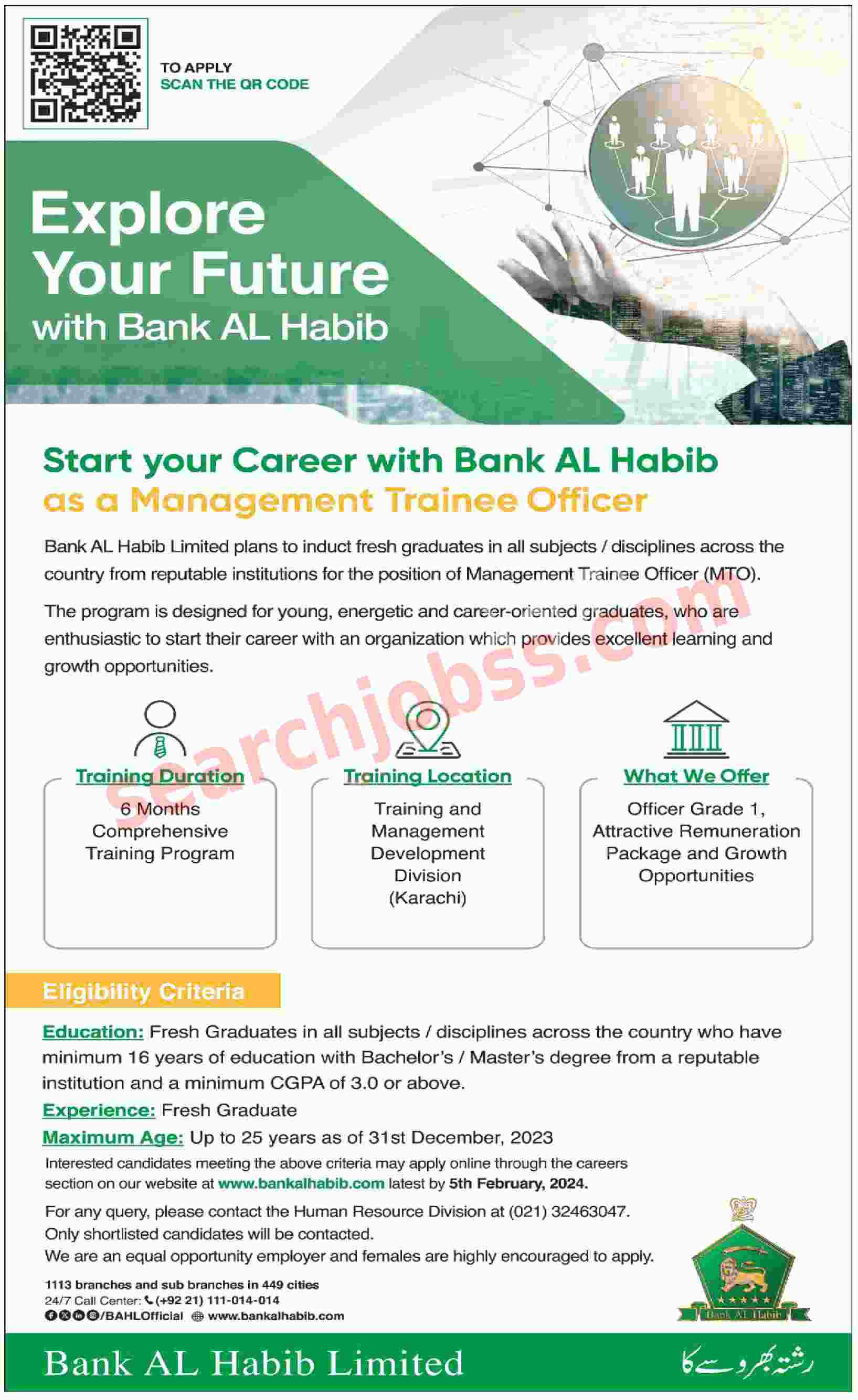 Bank Al Habib Jobs in Karachi 2024 Advertisement