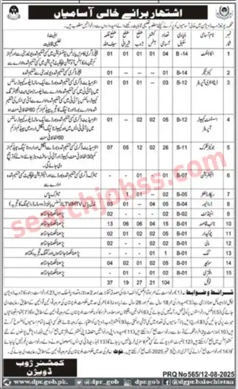Revenue Department August Jobs 2025